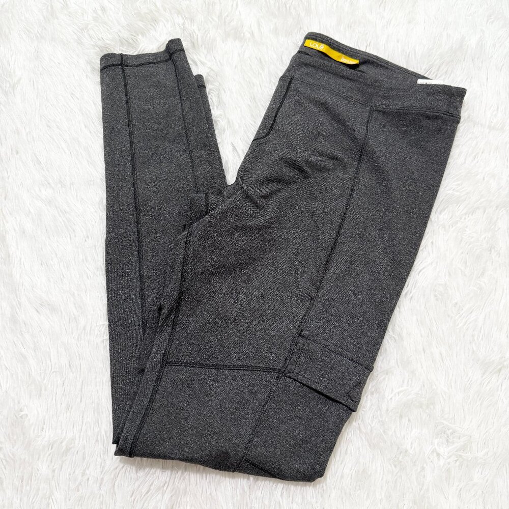 Women Lole Performance High Rise Leggings in Heathered Gray Size Large